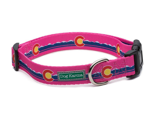 Colorado Proud ! Pink Collar Medium - Poudre Pet and Feed Supply